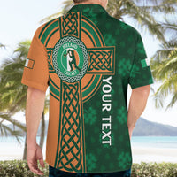 Custom Ireland Cricket Hawaiian Shirt 2024 Celtic Shamrock Go Champions - Wonder Print Shop
