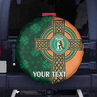 Custom Ireland Cricket Spare Tire Cover 2024 Celtic Shamrock Go Champions - Wonder Print Shop