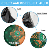 Custom Ireland Cricket Spare Tire Cover 2024 Celtic Shamrock Go Champions - Wonder Print Shop