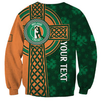 Custom Ireland Cricket Sweatshirt 2024 Celtic Shamrock Go Champions - Wonder Print Shop