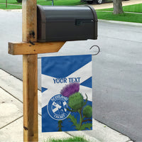 Custom Scotland Cricket Garden Flag 2024 Scottish Thistle Flag Style - Wonder Print Shop
