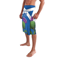 Custom Scotland Cricket Lavalava 2024 Scottish Thistle Flag Style - Wonder Print Shop