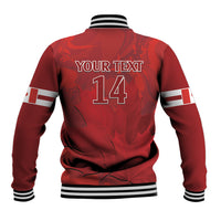 Custom Canada Cricket Baseball Jacket 2024 Maple Leaf Go Champions - Wonder Print Shop