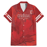 Custom Canada Cricket Family Matching Mermaid Dress and Hawaiian Shirt 2024 Maple Leaf Go Champions - Wonder Print Shop