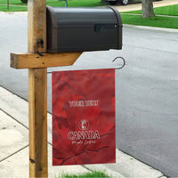 Custom Canada Cricket Garden Flag 2024 Maple Leaf Go Champions - Wonder Print Shop