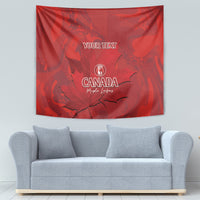 Custom Canada Cricket Tapestry 2024 Maple Leaf Go Champions - Wonder Print Shop