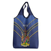Custom Namibia Cricket Grocery Bag Go Eagles African Pattern