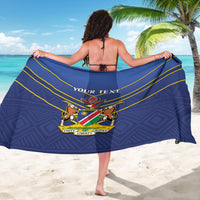Custom Namibia Cricket Sarong 2024 Go Eagles African Pattern - Wonder Print Shop