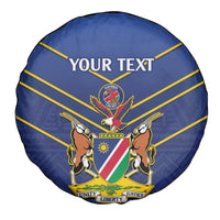 Custom Namibia Cricket Spare Tire Cover 2024 Go Eagles African Pattern - Wonder Print Shop