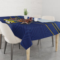 Custom Namibia Cricket Tablecloth 2024 Go Eagles African Pattern - Wonder Print Shop