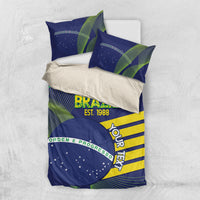 Custom Brazil Football Bedding Set Summer 2024 Go Champions Selecao - Wonder Print Shop