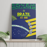 Custom Brazil Football Canvas Wall Art Summer 2024 Go Champions Selecao - Wonder Print Shop