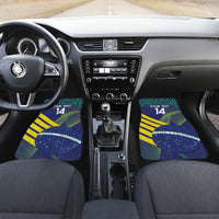 Custom Brazil Football Car Mats Summer 2024 Go Champions Selecao - Wonder Print Shop