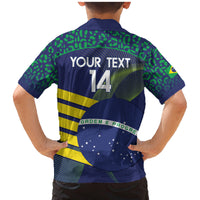 Custom Brazil Football Family Matching Mermaid Dress and Hawaiian Shirt Summer 2024 Go Champions Selecao - Wonder Print Shop