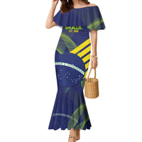 Custom Brazil Football Family Matching Mermaid Dress and Hawaiian Shirt Summer 2024 Go Champions Selecao - Wonder Print Shop