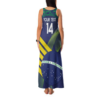 Custom Brazil Football Family Matching Tank Maxi Dress and Hawaiian Shirt Summer 2024 Go Champions Selecao - Wonder Print Shop