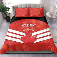 Custom Canada Soccer Bedding Set Summer 2024 Go Champions Canucks - Wonder Print Shop