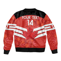 Custom Canada Soccer Bomber Jacket Summer 2024 Go Champions Canucks - Wonder Print Shop