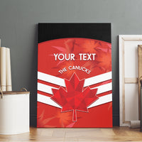 Custom Canada Soccer Canvas Wall Art Summer 2024 Go Champions Canucks - Wonder Print Shop