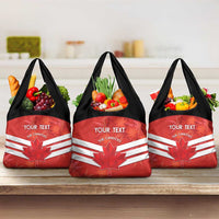 Custom Canada Soccer Grocery Bag Summer 2024 Olympic Go Champions Canucks