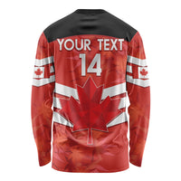 Custom Canada Soccer Long Sleeve Shirt Summer 2024 Go Champions Canucks - Wonder Print Shop