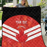 Custom Canada Soccer Quilt Summer 2024 Go Champions Canucks - Wonder Print Shop