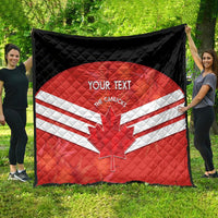 Custom Canada Soccer Quilt Summer 2024 Go Champions Canucks - Wonder Print Shop