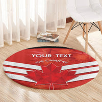 Custom Canada Soccer Round Carpet Summer 2024 Olympic Go Champions Canucks