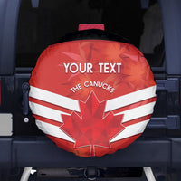 Custom Canada Soccer Spare Tire Cover Summer 2024 Go Champions Canucks - Wonder Print Shop