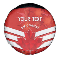 Custom Canada Soccer Spare Tire Cover Summer 2024 Go Champions Canucks - Wonder Print Shop