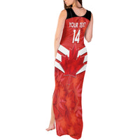 Custom Canada Soccer Tank Maxi Dress Summer 2024 Go Champions Canucks - Wonder Print Shop