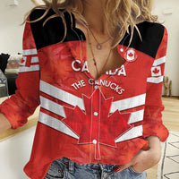 Custom Canada Soccer Women Casual Shirt Summer 2024 Go Champions Canucks - Wonder Print Shop