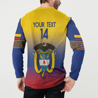 Custom Colombia Football Button Sweatshirt Summer 2024 Las Chicas Superpoderosas - Wonder Print Shop