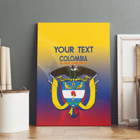Custom Colombia Football Canvas Wall Art Summer 2024 Las Chicas Superpoderosas - Wonder Print Shop