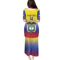 Custom Colombia Football Family Matching Puletasi and Hawaiian Shirt Summer 2024 Las Chicas Superpoderosas - Wonder Print Shop