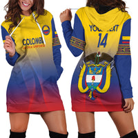 Custom Colombia Football Hoodie Dress Summer 2024 Las Chicas Superpoderosas - Wonder Print Shop