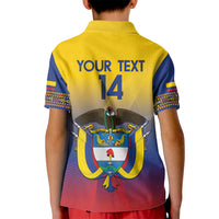 Custom Colombia Football Kid Polo Shirt Summer 2024 Las Chicas Superpoderosas - Wonder Print Shop