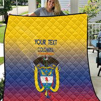 Custom Colombia Football Quilt Summer 2024 Las Chicas Superpoderosas - Wonder Print Shop