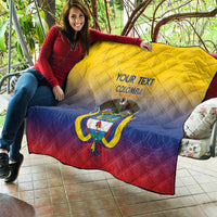 Custom Colombia Football Quilt Summer 2024 Las Chicas Superpoderosas - Wonder Print Shop