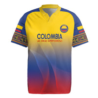 Custom Colombia Football Rugby Jersey Summer 2024 Las Chicas Superpoderosas - Wonder Print Shop
