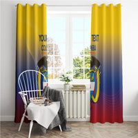Custom Colombia Football Window Curtain Summer 2024 Las Chicas Superpoderosas - Wonder Print Shop