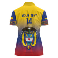Custom Colombia Football Women Polo Shirt Summer 2024 Las Chicas Superpoderosas - Wonder Print Shop