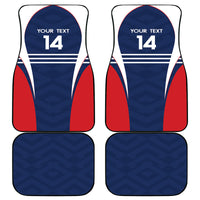 Custom France Football Car Mats Summer 2024 Les Bleues - Wonder Print Shop