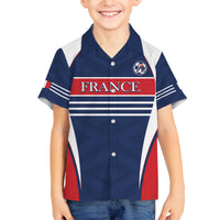 Custom France Football Family Matching Long Sleeve Bodycon Dress and Hawaiian Shirt Summer 2024 Les Bleues - Wonder Print Shop