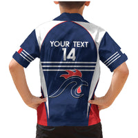 Custom France Football Family Matching Mermaid Dress and Hawaiian Shirt Summer 2024 Les Bleues - Wonder Print Shop