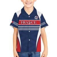 Custom France Football Family Matching Tank Maxi Dress and Hawaiian Shirt Summer 2024 Les Bleues - Wonder Print Shop