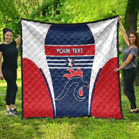 Custom France Football Quilt Summer 2024 Les Bleues - Wonder Print Shop