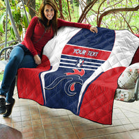 Custom France Football Quilt Summer 2024 Les Bleues - Wonder Print Shop