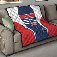 Custom France Football Quilt Summer 2024 Les Bleues - Wonder Print Shop