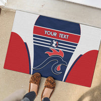 Custom France Football Rubber Doormat Summer 2024 Les Bleues - Wonder Print Shop